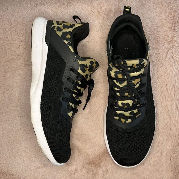 APL Shoes - APL Techloom Tracer Leopard Sneakers Size 8 Black